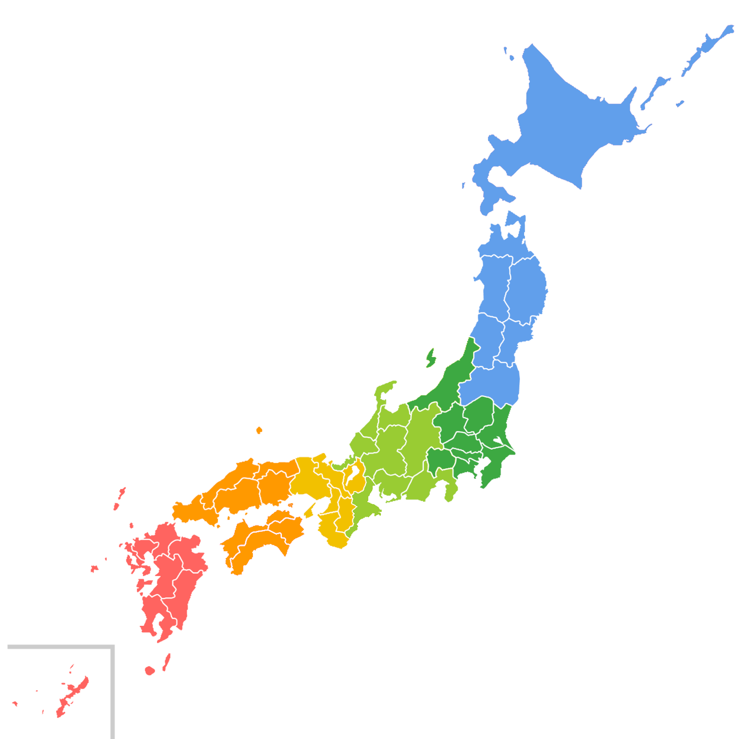 日本地図